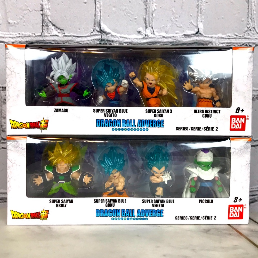 Dragon Ball Super Adverge Series 2 - Mini Action Figures - 2 Brand New Box Sets